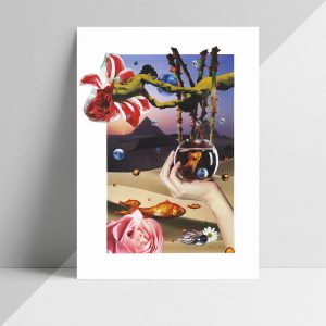 Squilibri - Collage on paper - 29,7x21 cm